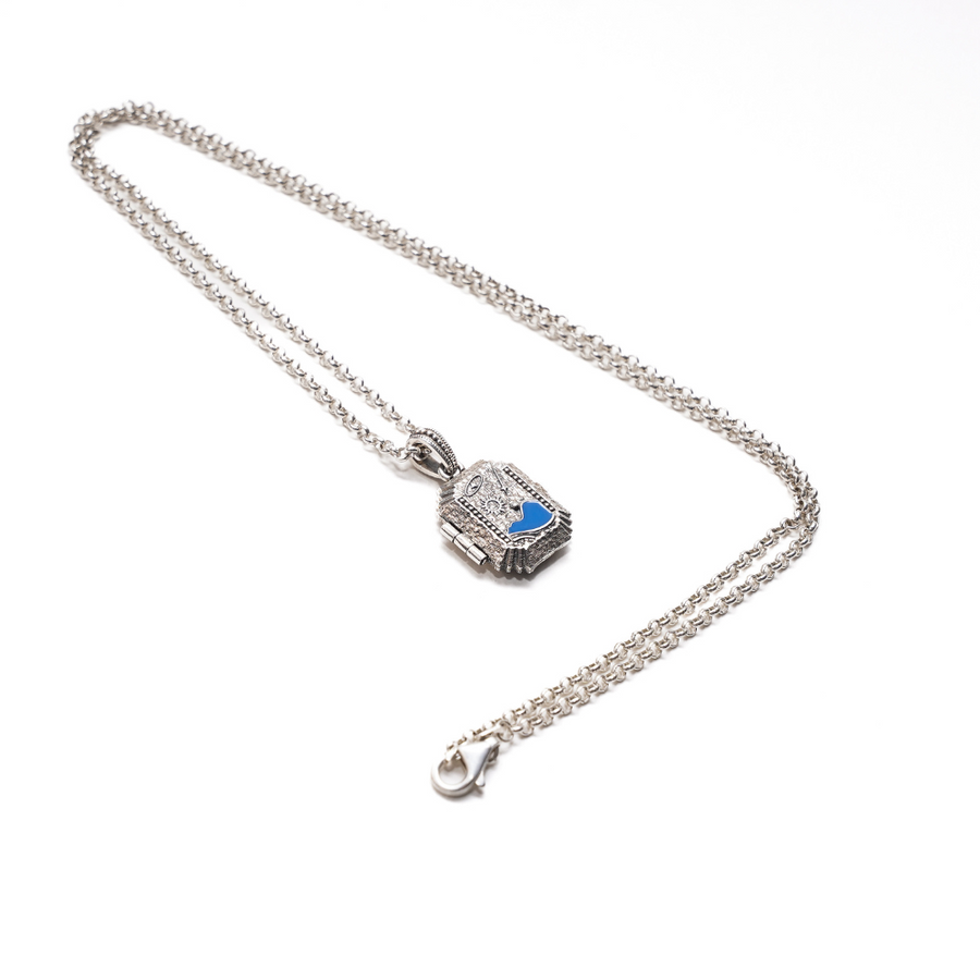 Next to Me locket blue - Nuar Jewelry