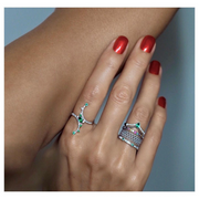 Tiara ring/ 14k gold - Nuar Jewelry