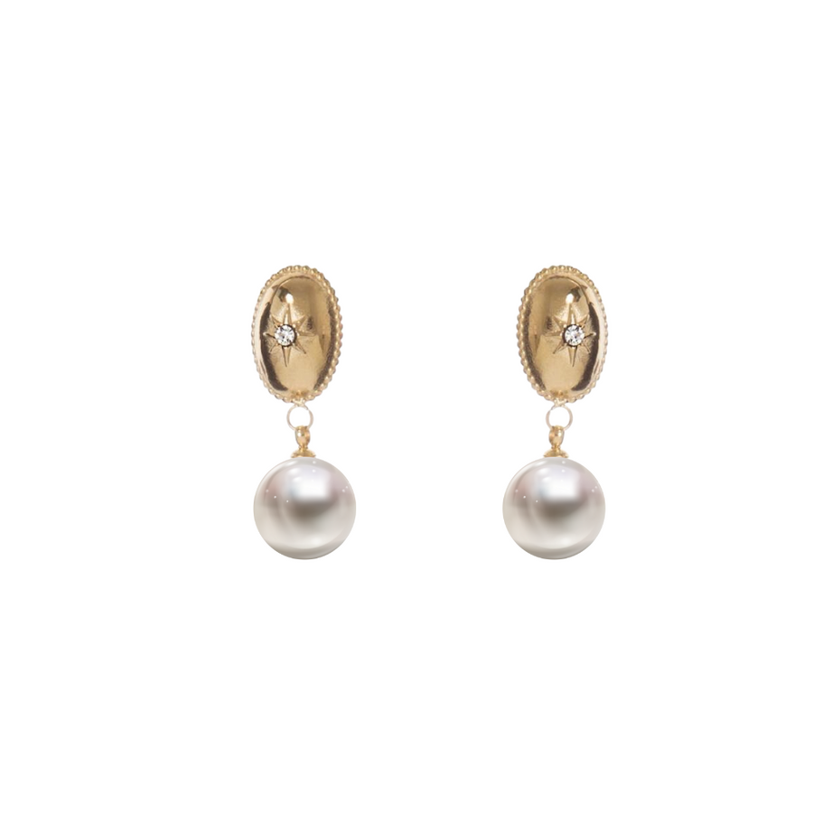 Tenderness earrings/ 14k gold - Nuar Jewelry
