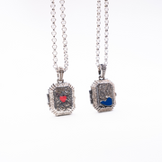 Next to Me locket blue - Nuar Jewelry