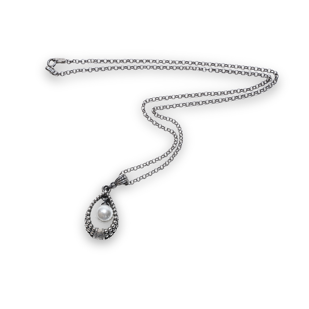 Mariam silver necklace - Nuar Jewelry