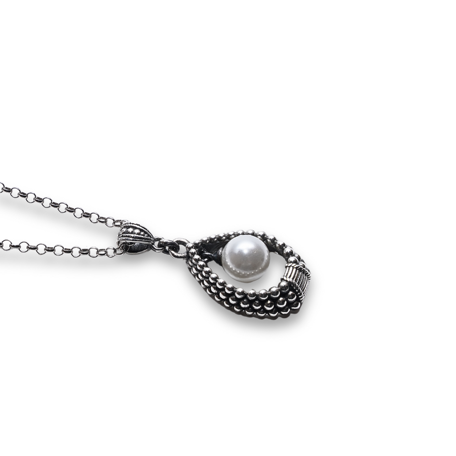 Mariam silver necklace - Nuar Jewelry