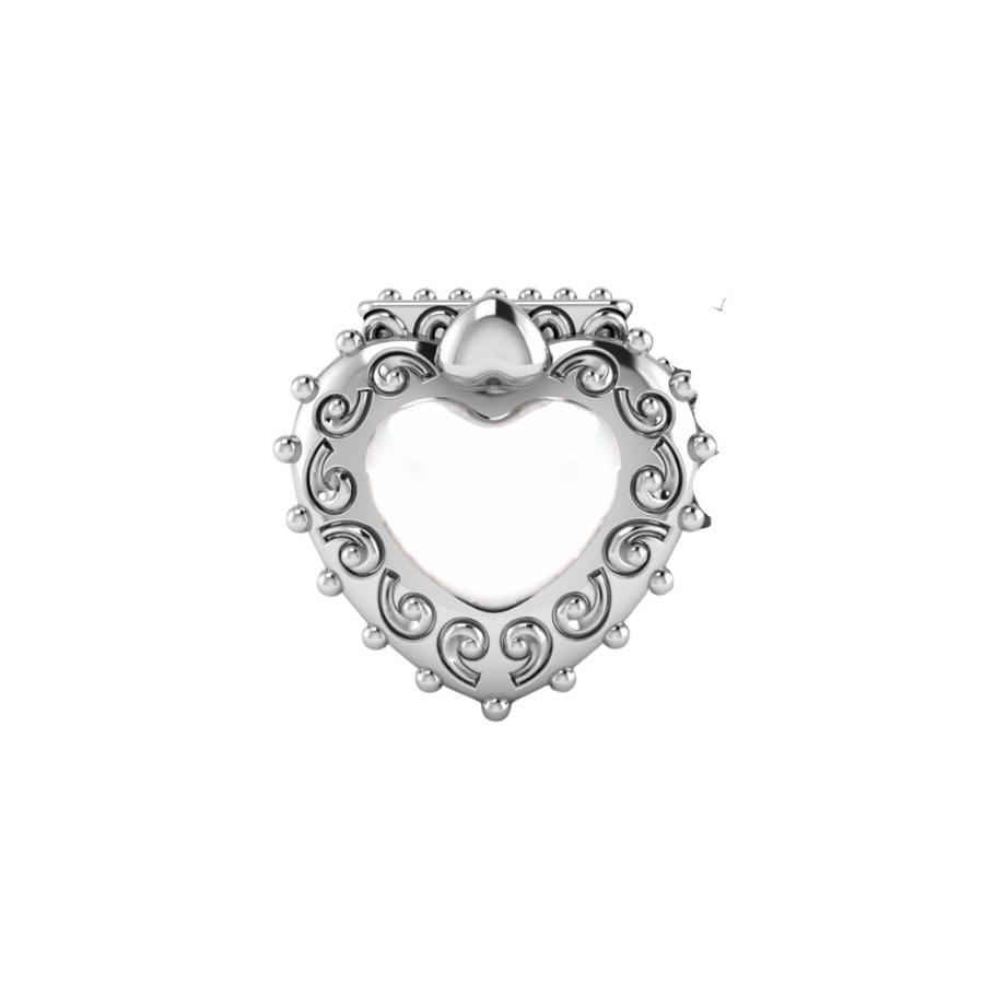 Queen of hearts earrings/ single - Nuar Jewelry