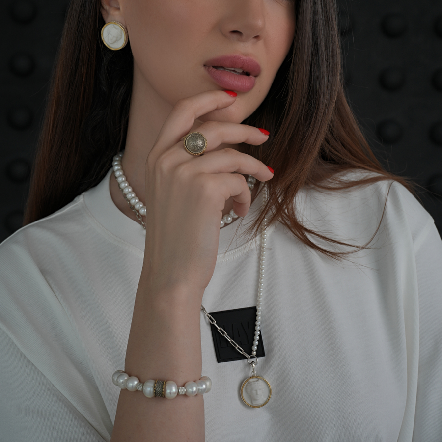 Anahit Goddess earrings - Nuar Jewelry