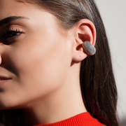 caviar silver massive cuff ear