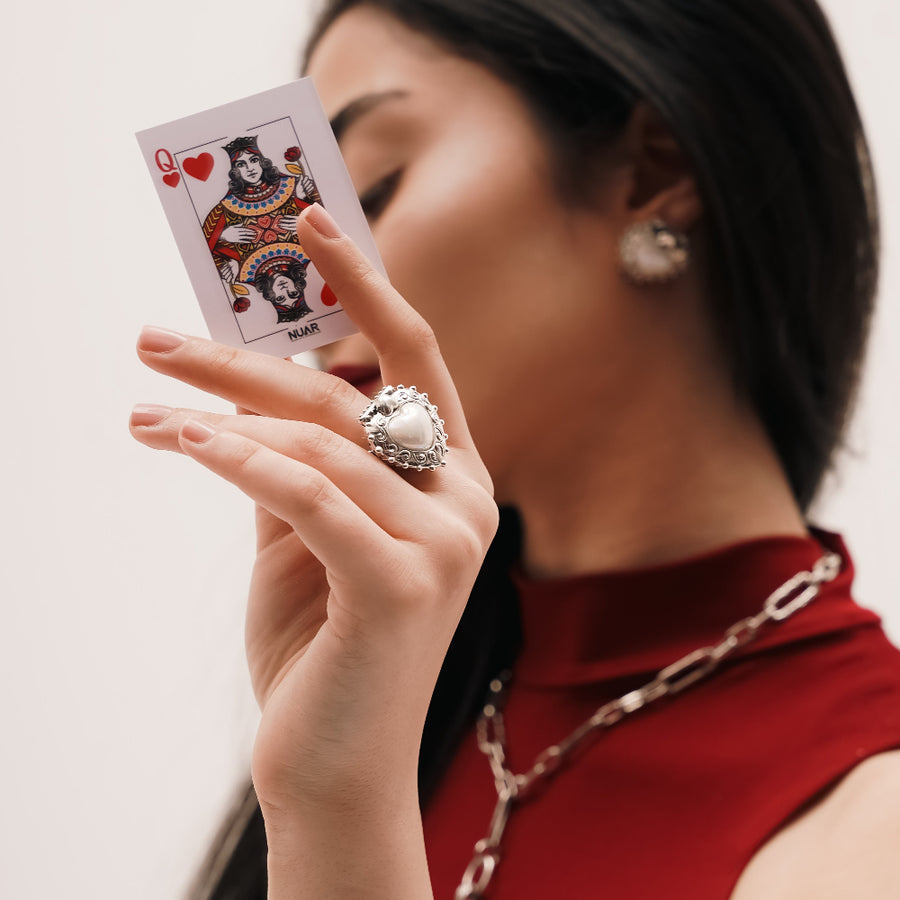 queen of heart ring