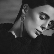 Circle Mono Earring - Nuar Jewelry