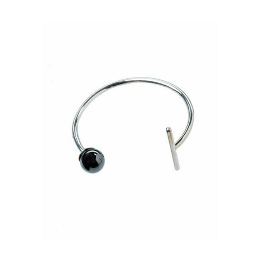 Bracelet with a Hematite Stone - Nuar Jewelry