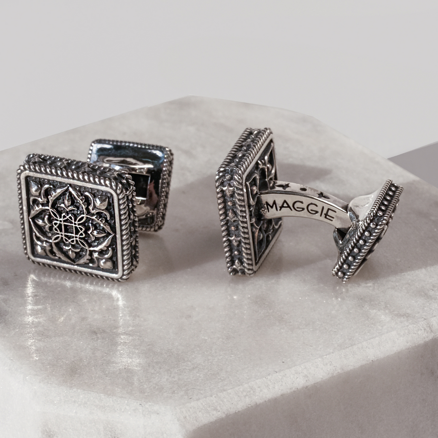 Mush cufflink - Nuar Jewelry