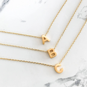 Initial Necklace - Nuar Jewelry
