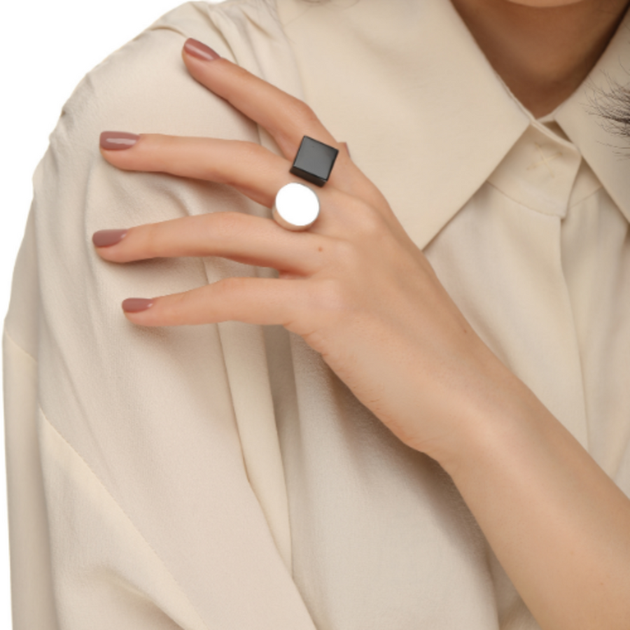 Quadratum circulus ring - Nuar Jewelry