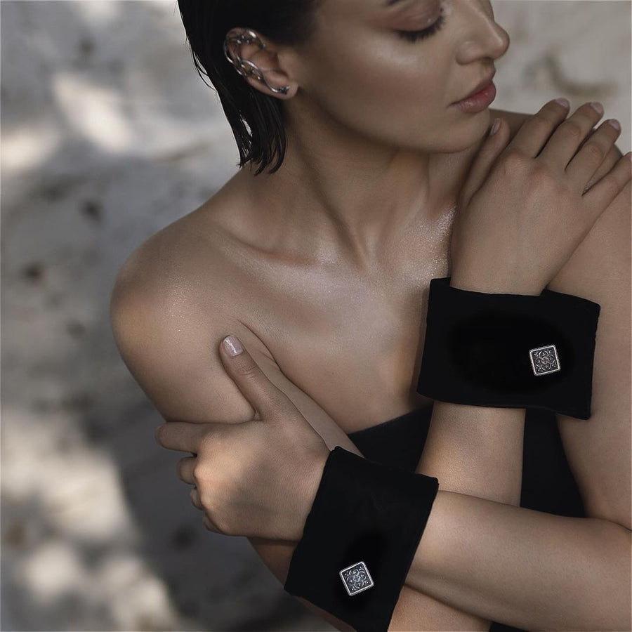 Mush cufflink - Nuar Jewelry