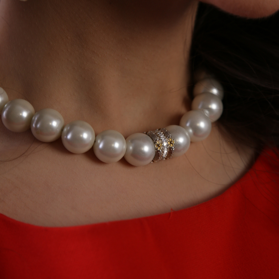 Gohar massive pearls necklace