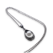 Mariam silver necklace