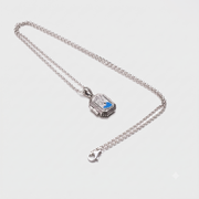 Collar de camafeo Next to Me azul