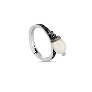 Pearl Charm Silver ring2