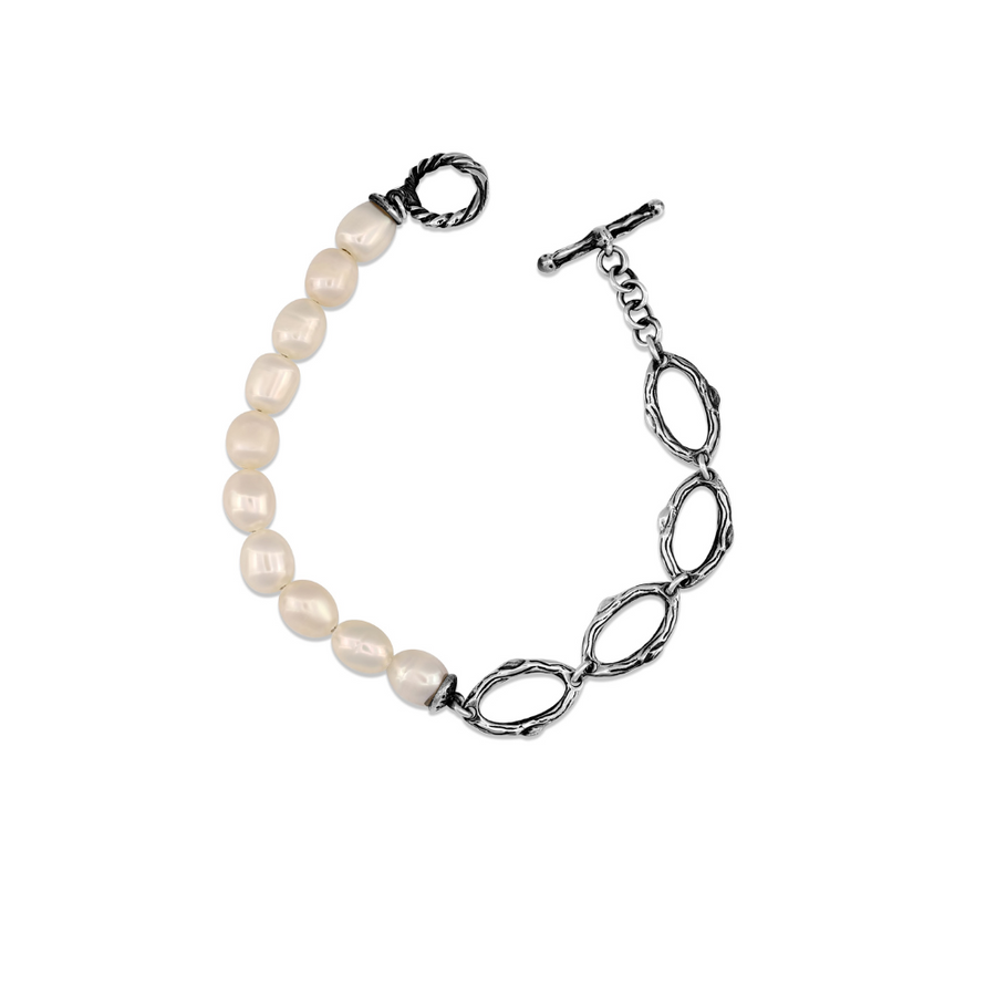 Swan freshwater pearl bracelet2