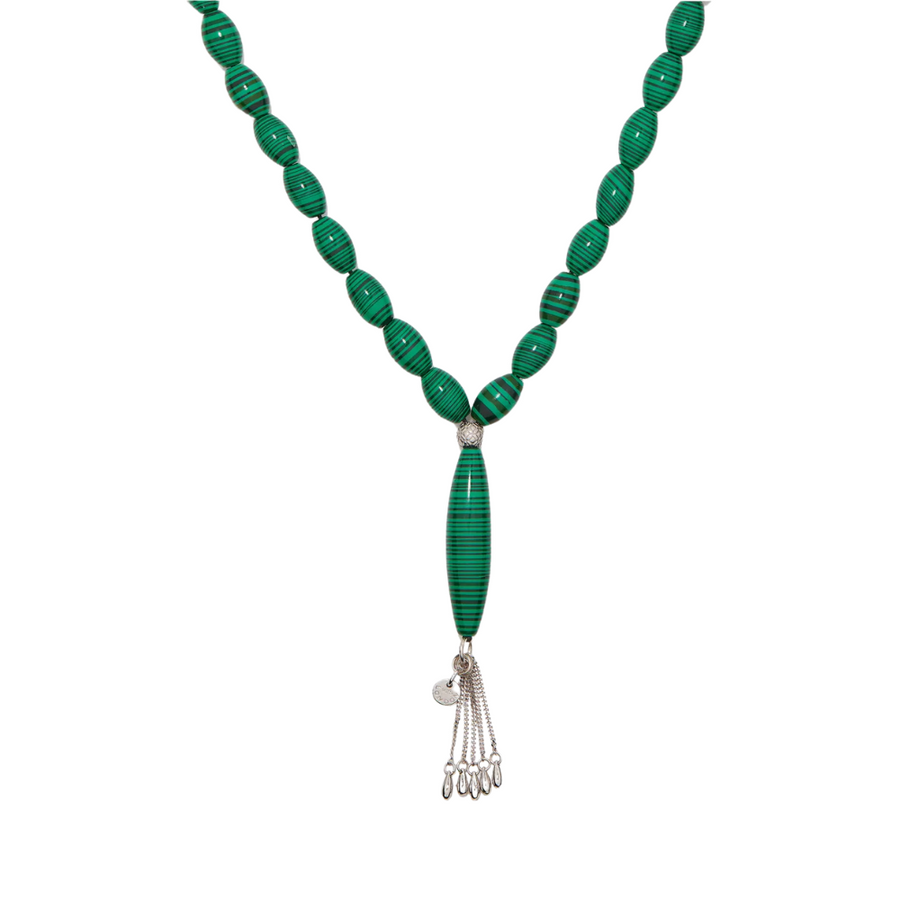 Tateossian malachite worry beads3