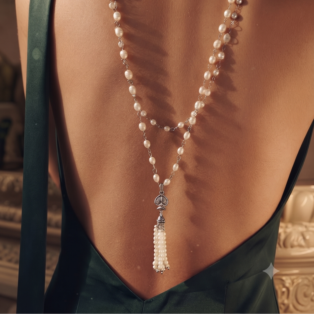 pike necklace with tassel