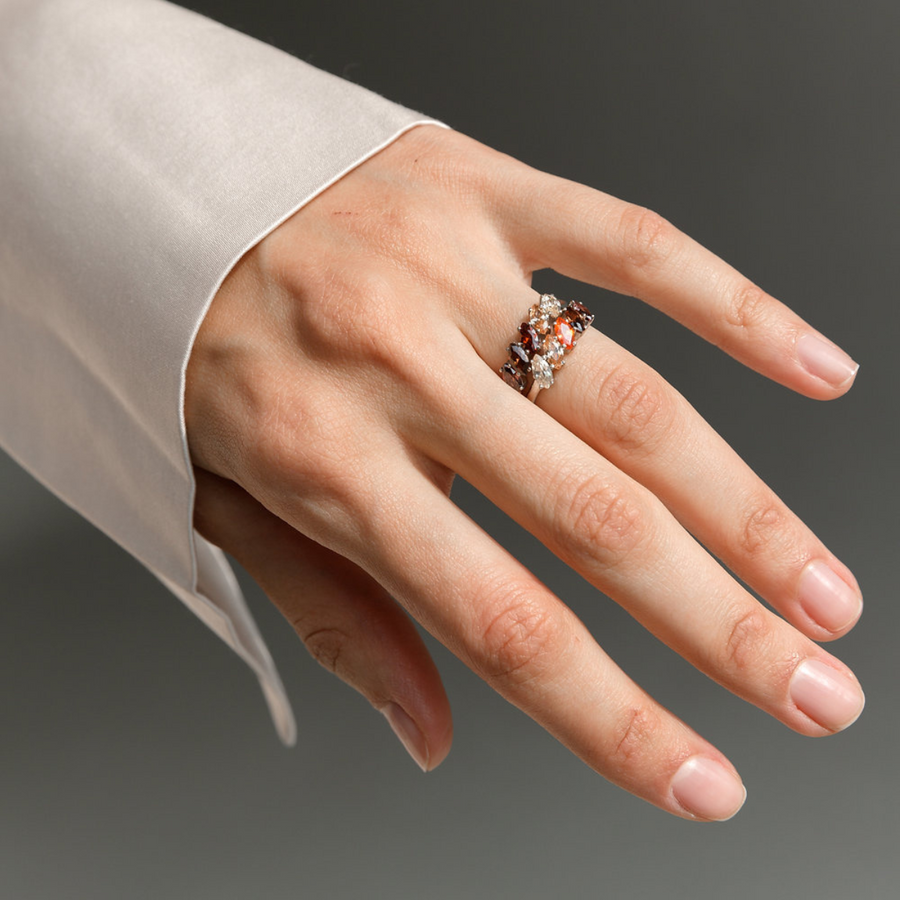 Rosc/Elegance Ring With 5 Stones