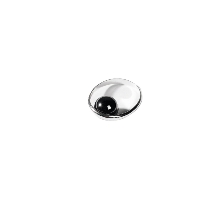 Round Ring with a Hematite