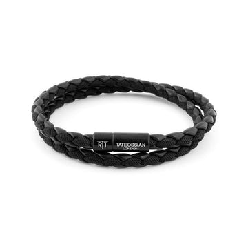 Chelsea Bracelet in Black Eco-Leather