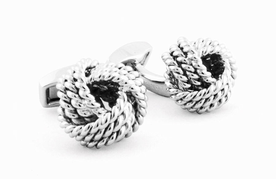 CABLE KNOT CUFFLINKS