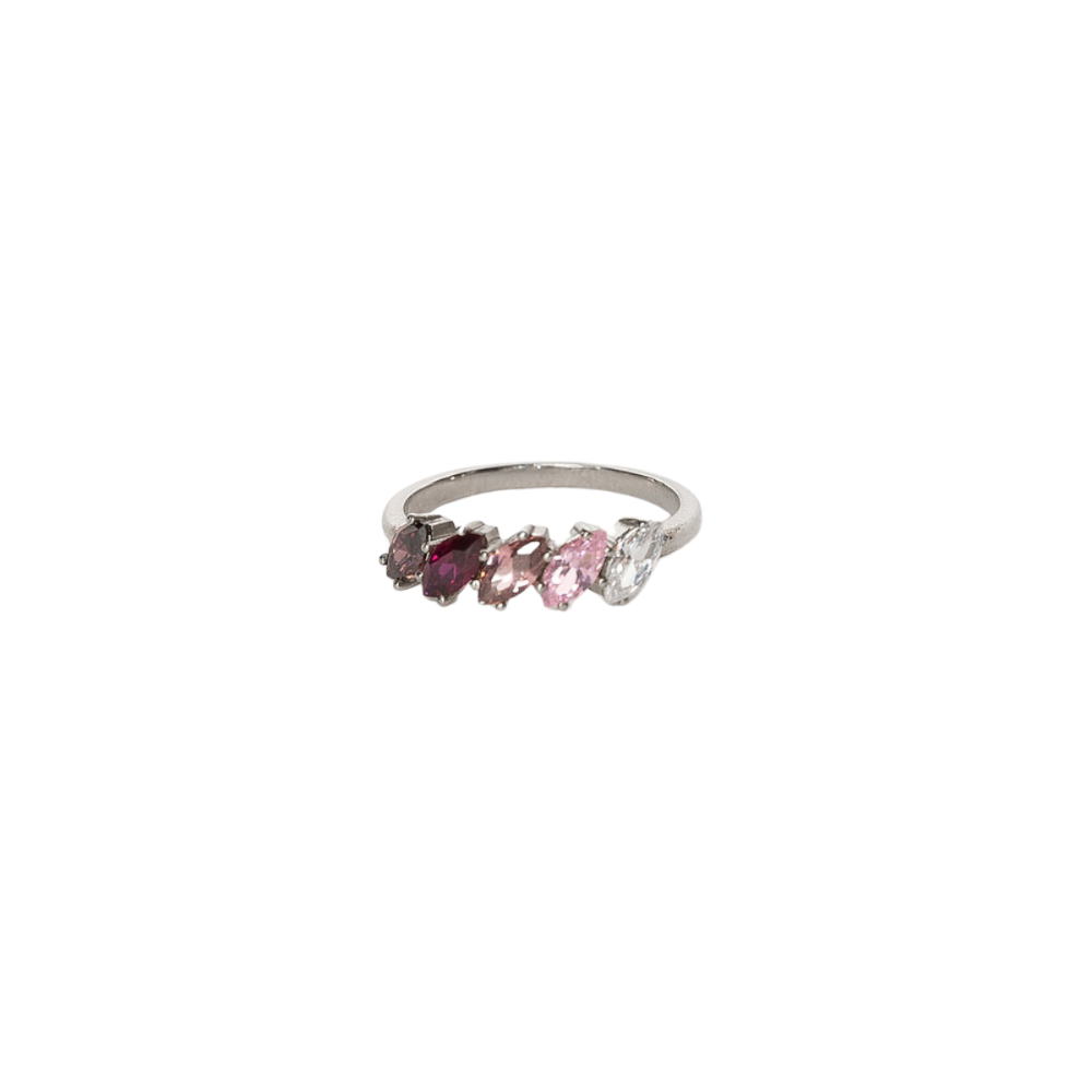 pink stones ring