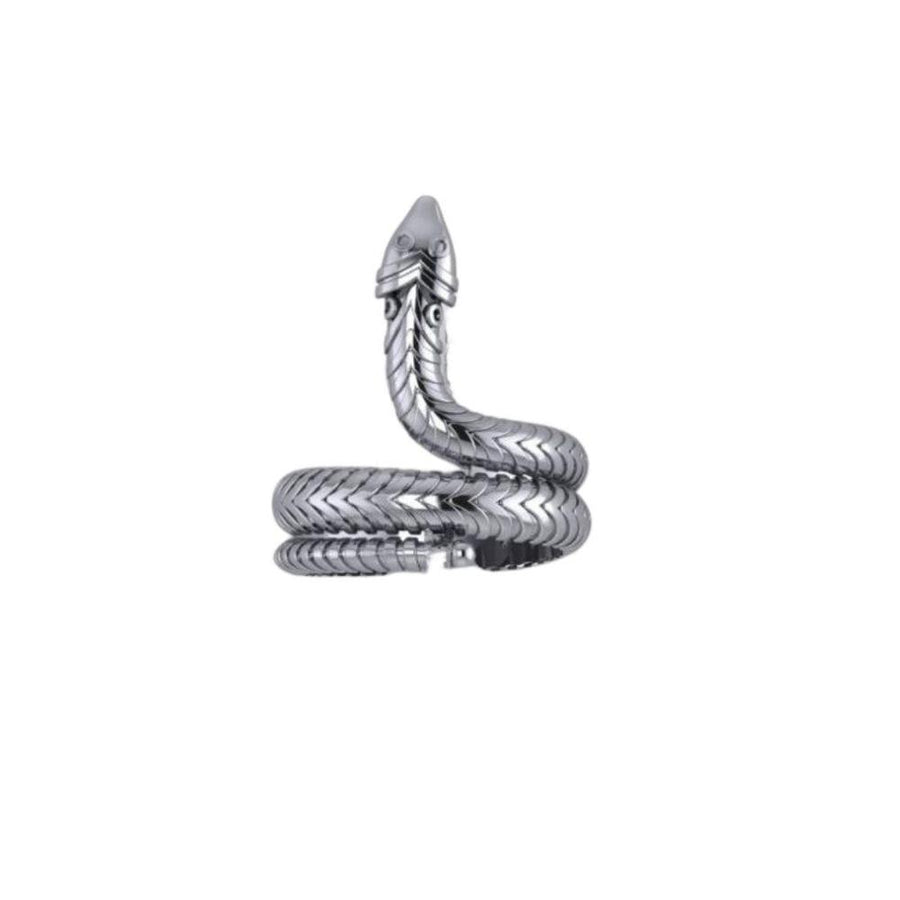 snake silver ring